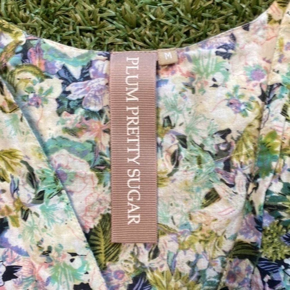 Plum Pretty Sugar‎ Floral Bridal Kimono Robe - Picture 7 of 15